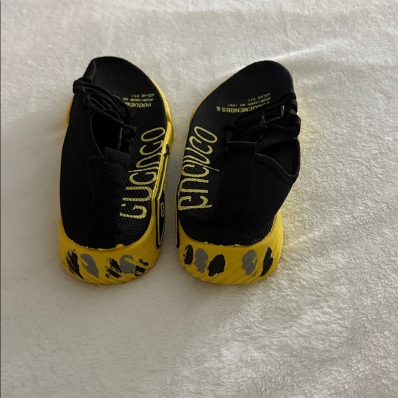 Black and Yellow Sneakers - Picture 4 of 4